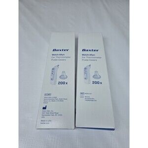 2 NEW Welch Allyn Ear Thermometer Probe Covers 200 Count Per Box 400 Total